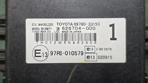 Блок управления двигателем 2GR-FE TOYOTA Camry 89661-33B60