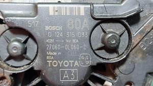 Генератор G7 TOYOTA Hilux 27060-0L060