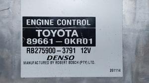 Блок управления двигателем G7 TOYOTA Hilux 89661-0KR01