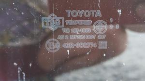 Стекло двери задней левой  L G7 TOYOTA Hilux 68104-0K180
