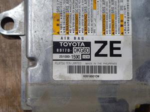 Блок управления SRS airbag G8 TOYOTA Hilux 89170-0KB80