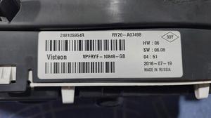 Щиток приборов МКПП RENAULT Duster 248105954R