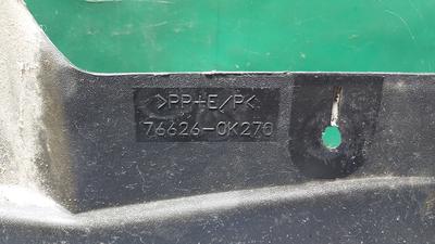Брызговик задний левый L G8 TOYOTA HiluxTOYOTA Hilux 76626-0K270