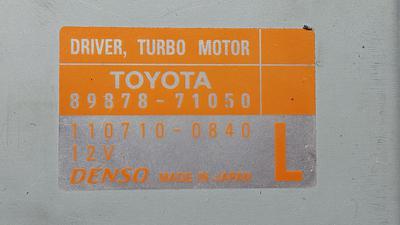 Блок управления турбиной G7 TOYOTA Hilux 89878-71050